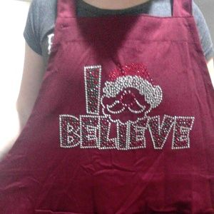 I Believe Bling Apron new